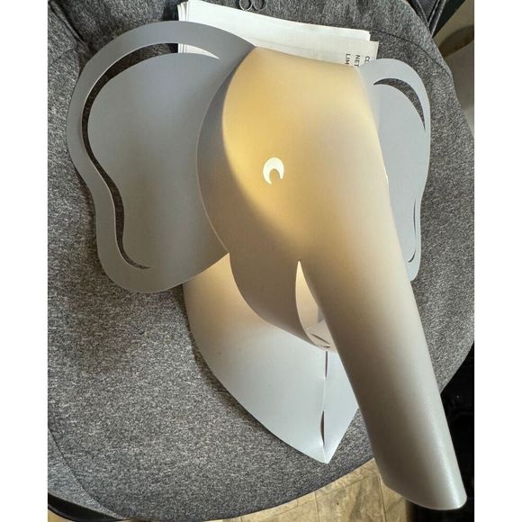 Cloud Island Elephant Hanging LED Wall Light Decor Nursery Baby Infant - Picture 1 of 5